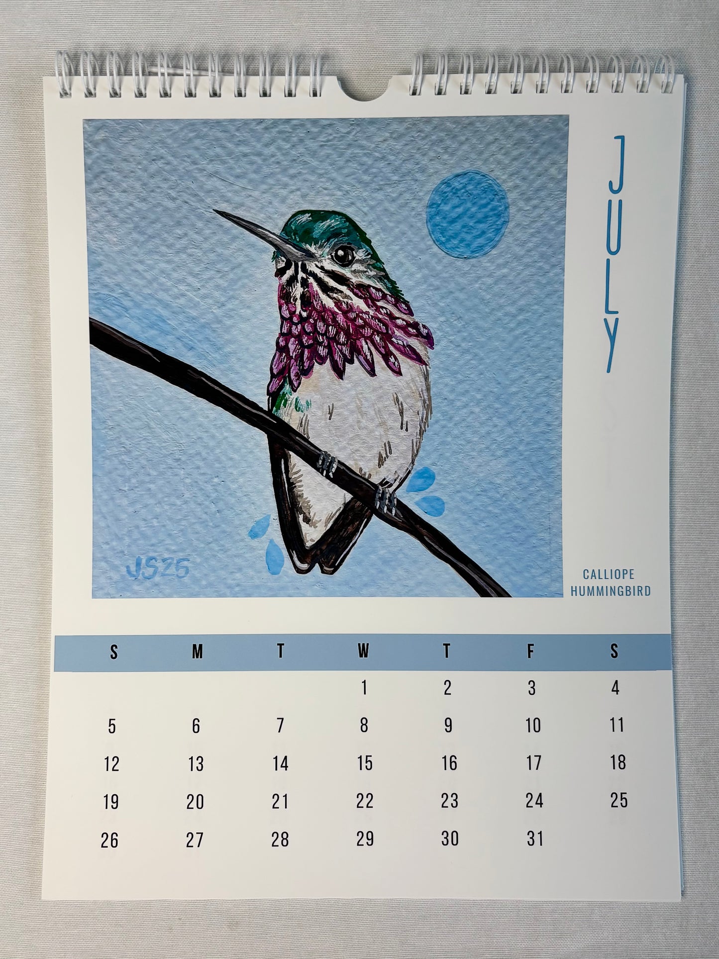 2026 Wall Calendars - Backyard Birds