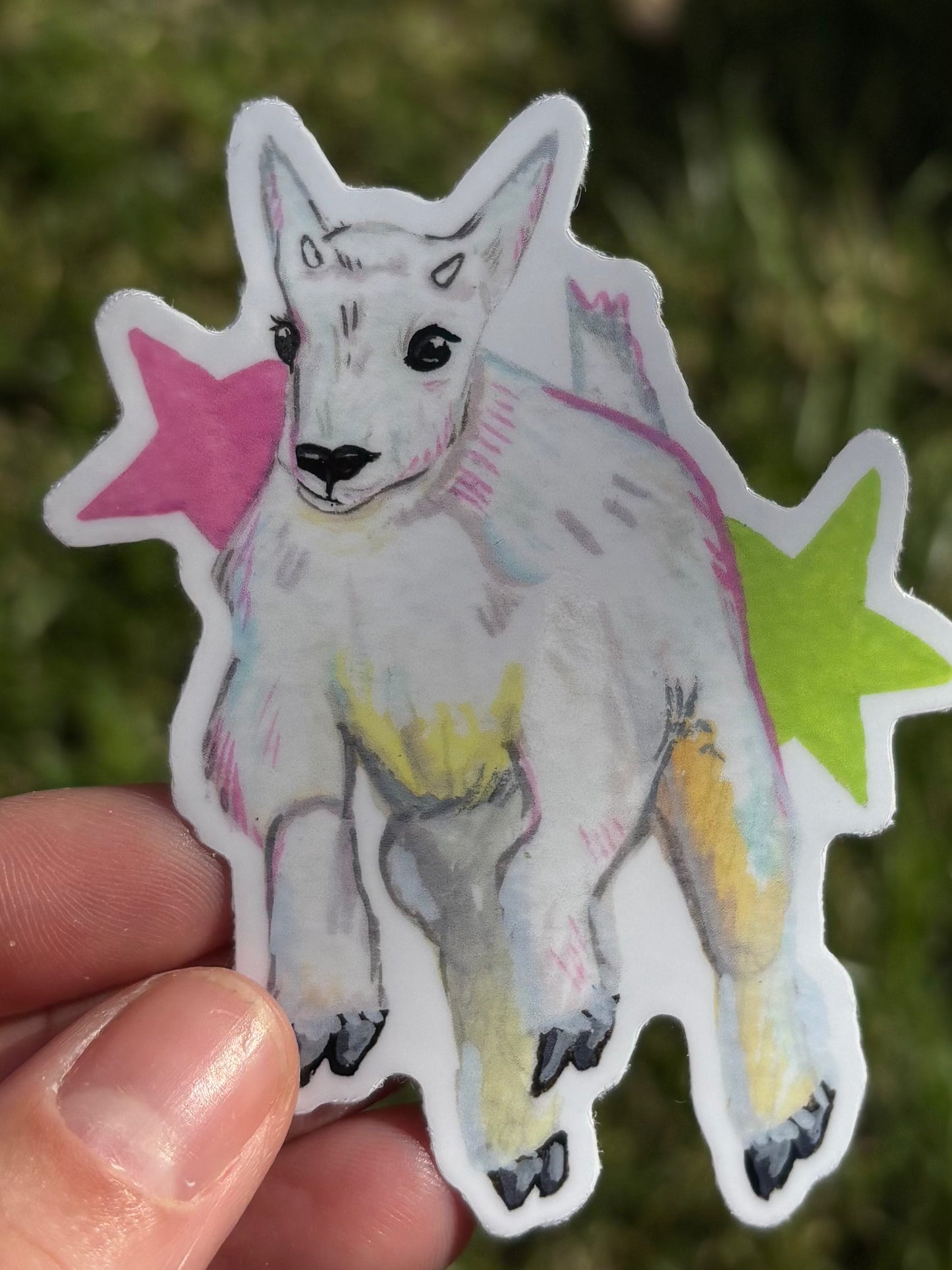 Star kid sticker