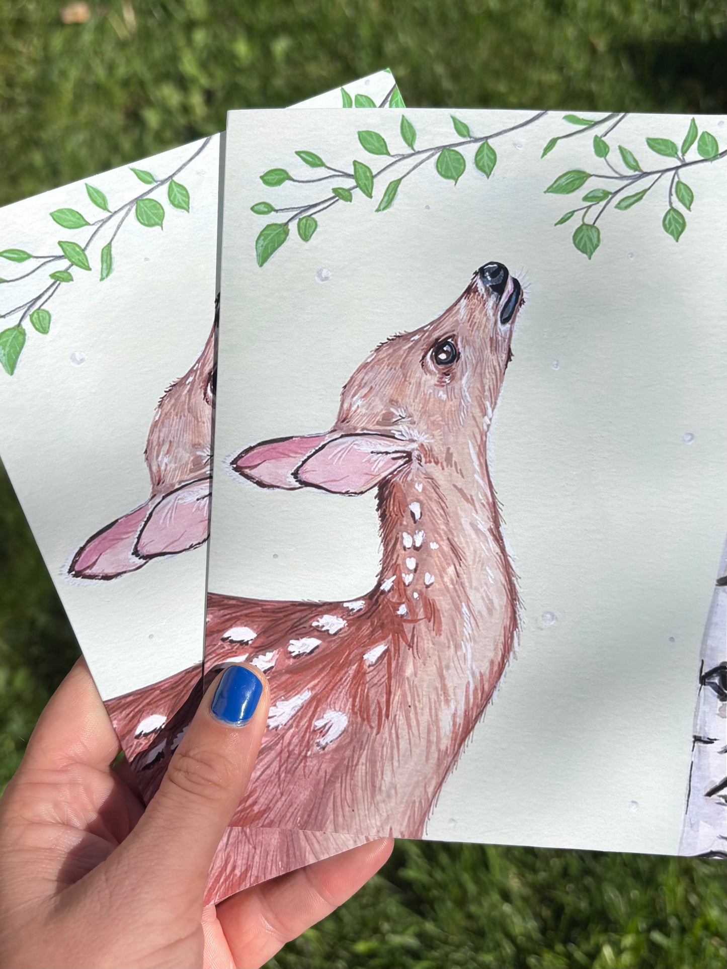Quaking Snack Card