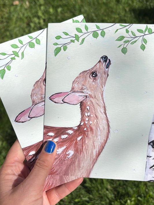 Quaking Snack Card