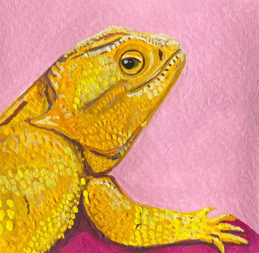 Lizard Wizard | Original Painting