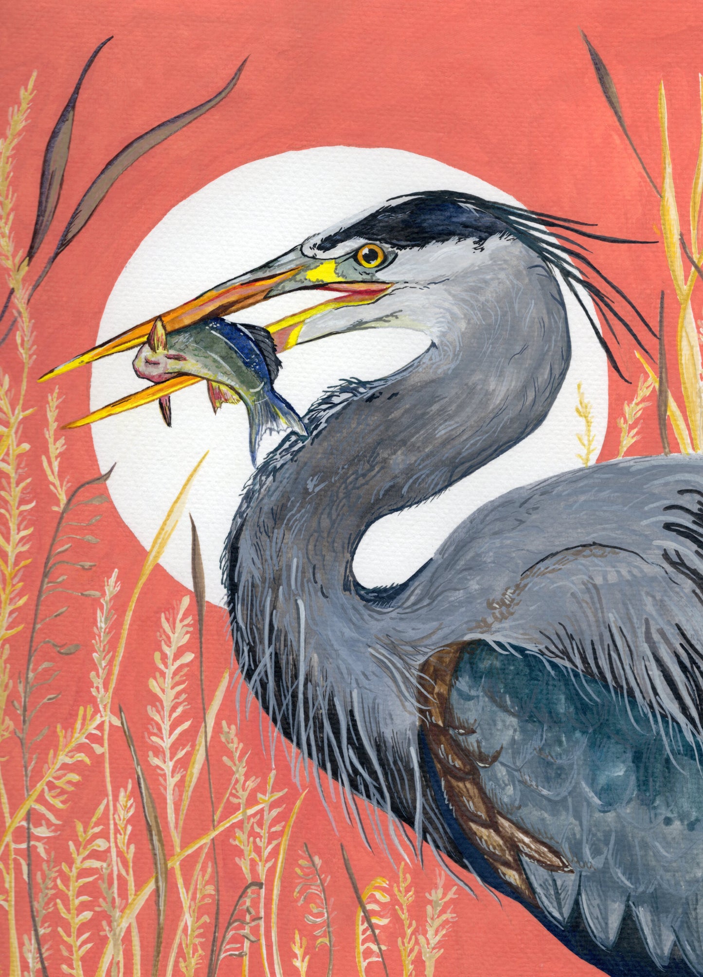 The Heron | Original painting