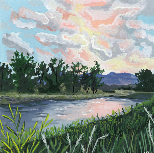 Loch Leven Sunset | Original Painting