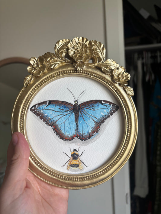 Blue Morpho | Original painting