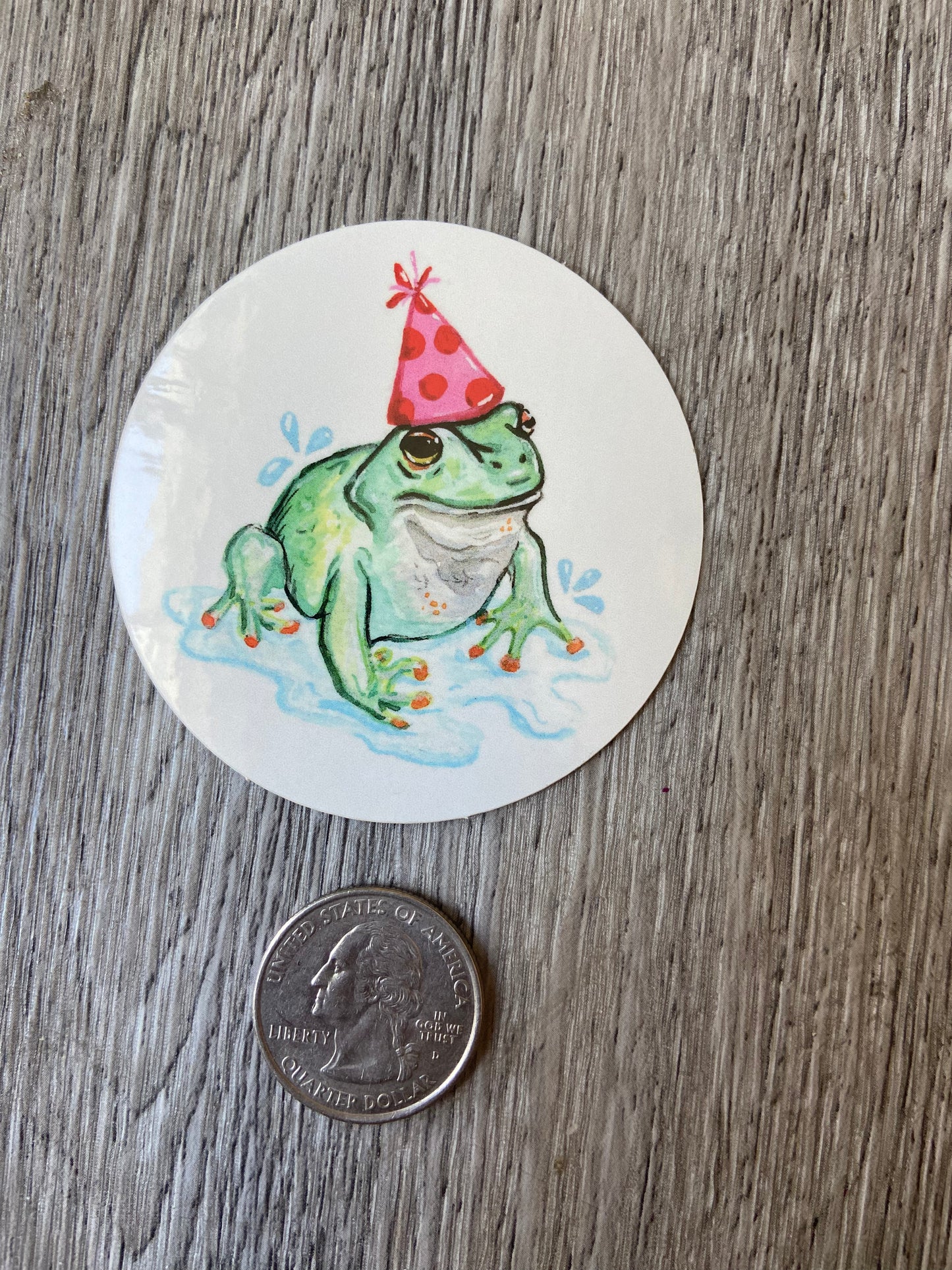Party frog!