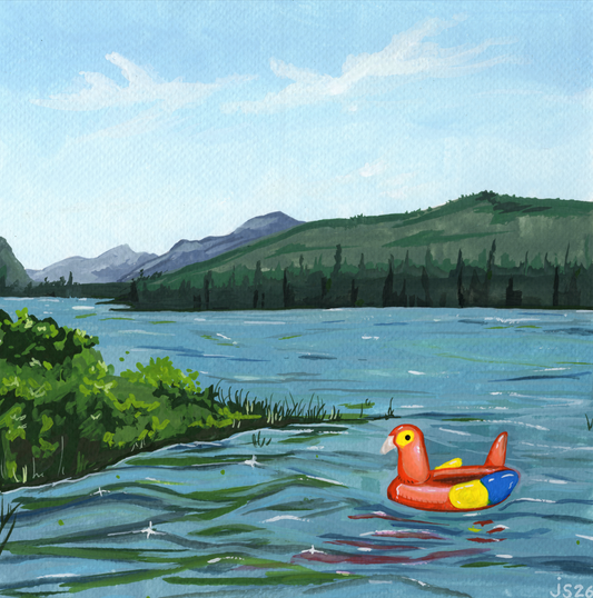 Hyalite in July | Original Painting