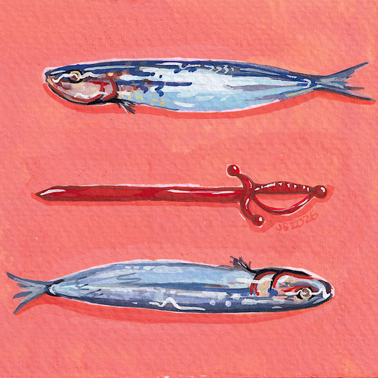Cocktail Sword | Original Painting